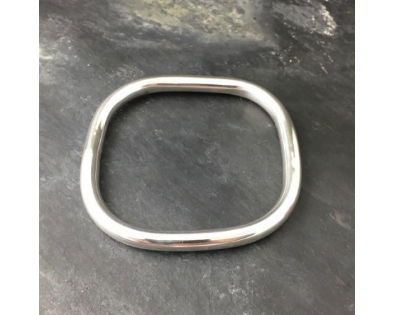 jonc carré argent femme